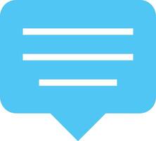 Comment icon symbol image for element design chat and communication vector