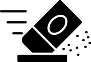 Eraser Glyph Icon vector