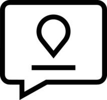 Comment icon symbol image for element design chat and communication vector