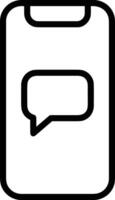 Comment icon symbol image for element design chat and communication vector