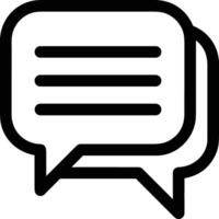 Comment icon symbol image for element design chat and communication vector