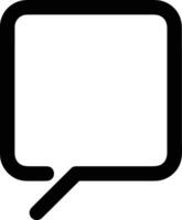 Comment icon symbol image for element design chat and communication vector