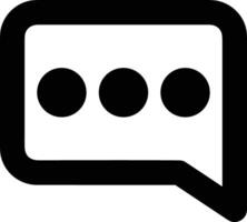 Comment icon symbol image for element design chat and communication vector