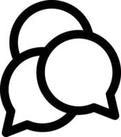 Comment icon symbol image for element design chat and communication vector