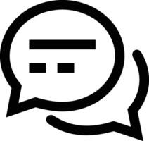 Comment icon symbol image for element design chat and communication vector