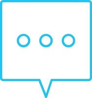Comment icon symbol image for element design chat and communication vector