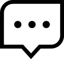 Comment icon symbol image for element design chat and communication vector