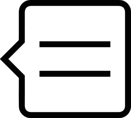 Comment icon symbol image for element design chat and communication