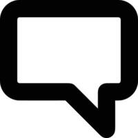 Comment icon symbol image for element design chat and communication vector