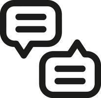 Comment icon symbol image for element design chat and communication vector