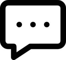 Comment icon symbol image for element design chat and communication vector