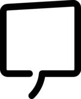 Comment icon symbol image for element design chat and communication vector