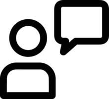 Comment icon symbol image for element design chat and communication vector