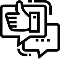 Comment icon symbol image for element design chat and communication vector