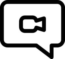 Comment icon symbol image for element design chat and communication vector