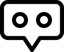 Comment icon symbol image for element design chat and communication vector