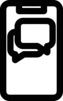 Comment icon symbol image for element design chat and communication vector