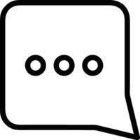 Comment icon symbol image for element design chat and communication vector