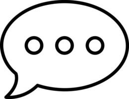 Comment icon symbol image for element design chat and communication vector