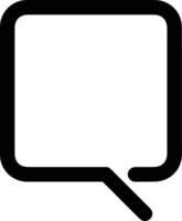 Comment icon symbol image for element design chat and communication vector