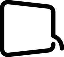 Comment icon symbol image for element design chat and communication vector