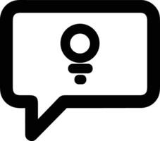 Comment icon symbol image for element design chat and communication vector