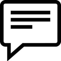 Comment icon symbol image for element design chat and communication vector