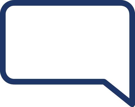 Comment icon symbol image for element design chat and communication vector