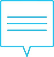 Comment icon symbol image for element design chat and communication vector