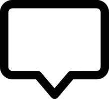 Comment icon symbol image for element design chat and communication vector