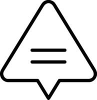 Comment icon symbol image for element design chat and communication vector