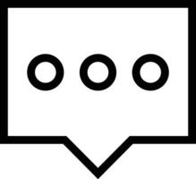 Comment icon symbol image for element design chat and communication vector
