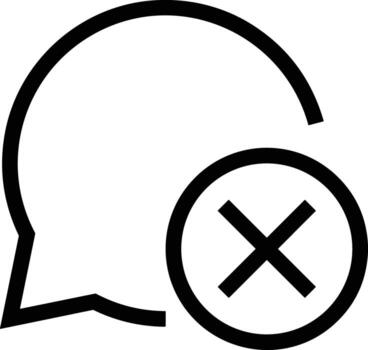 Comment icon symbol image for element design chat and communication vector