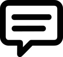 Comment icon symbol image for element design chat and communication vector