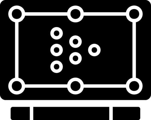 Billiards Glyph Icon