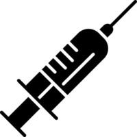 Syringe Glyph Icon vector