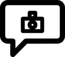 Comment icon symbol image for element design chat and communication vector