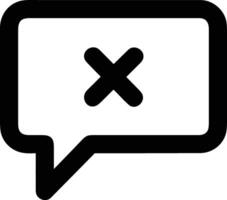 Comment icon symbol image for element design chat and communication vector