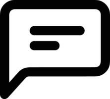 Comment icon symbol image for element design chat and communication vector