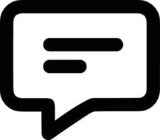 Comment icon symbol image for element design chat and communication vector