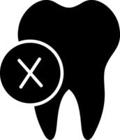 Dentist Glyph Icon vector