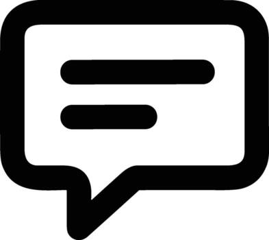 Comment icon symbol image for element design chat and communication vector