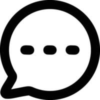 Comment icon symbol image for element design chat and communication vector