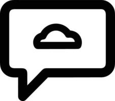 Comment icon symbol image for element design chat and communication vector