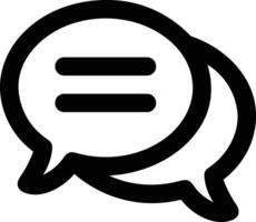 Comment icon symbol image for element design chat and communication vector