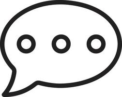 Comment icon symbol image for element design chat and communication vector