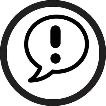 comentario icono símbolo imagen para elemento diseño charla y comunicación vector