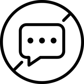 Comment icon symbol image for element design chat and communication vector