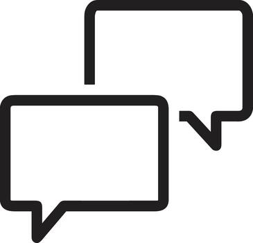 Comment icon symbol image for element design chat and communication vector