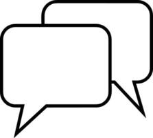 Comment icon symbol image for element design chat and communication vector